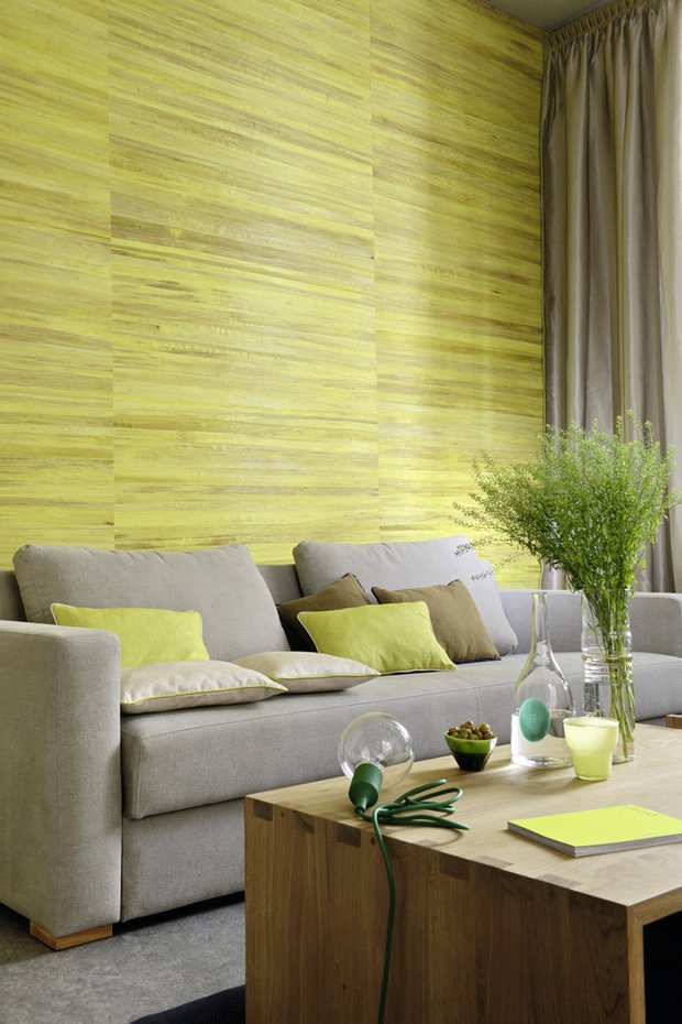 carta da parati verde chiaro in stile moderno
