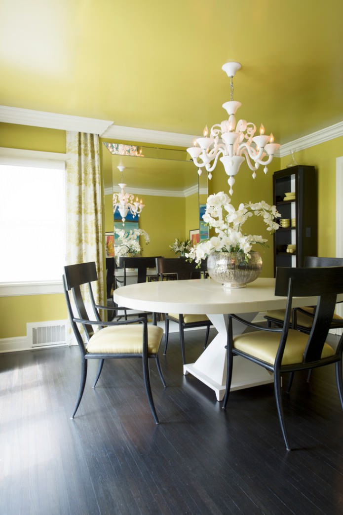 soffitto verde insalata