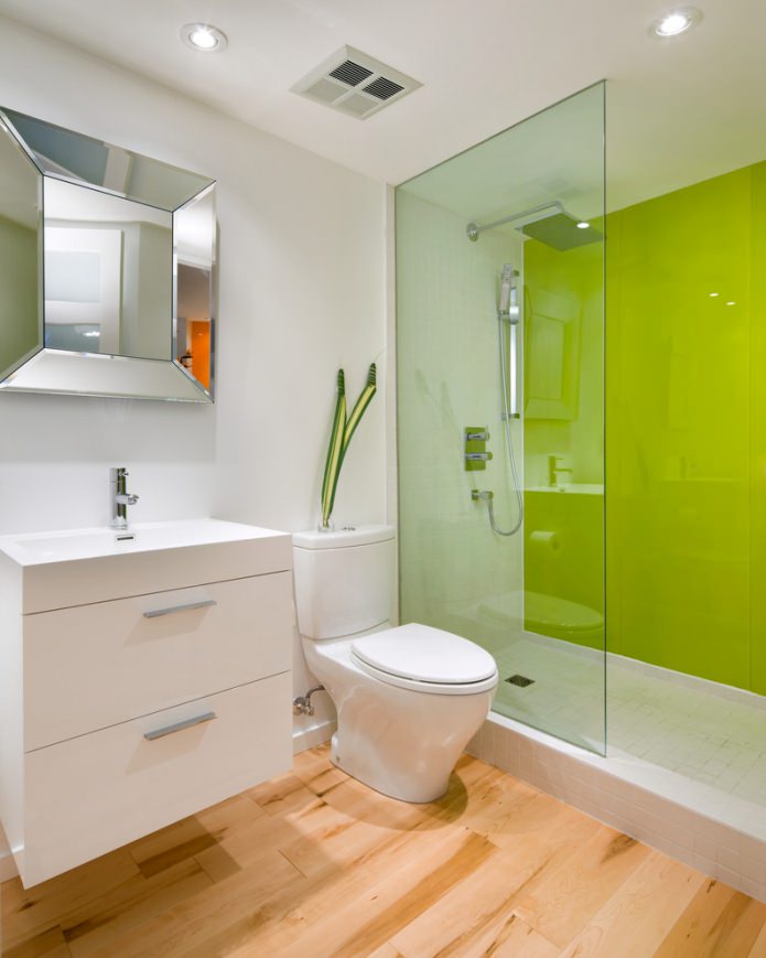 parete decorativa in bagno