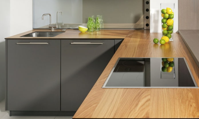 piano di lavoro in laminato