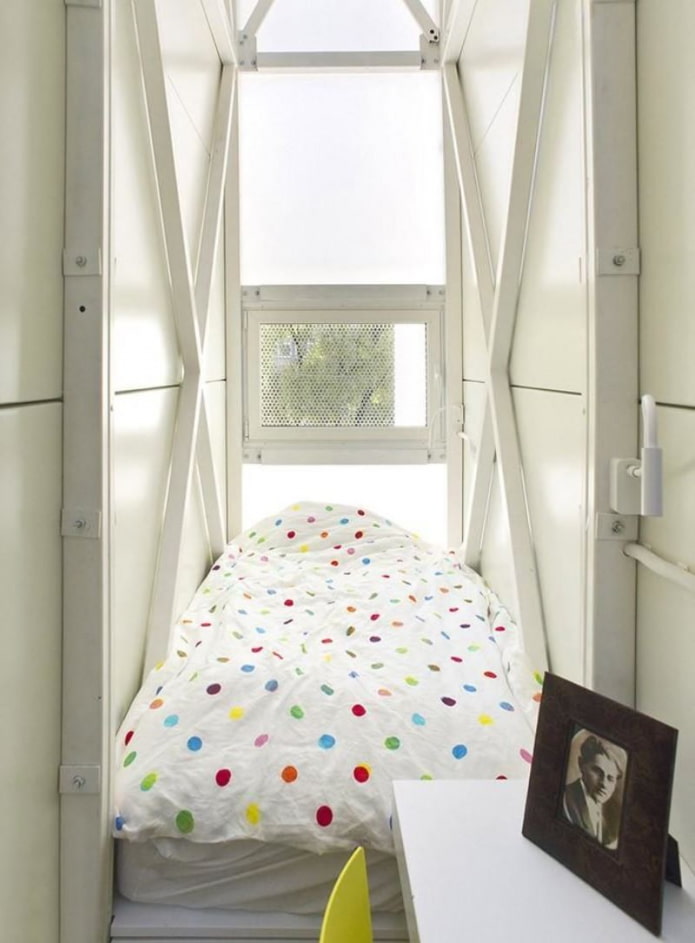 camera da letto nella Casa Keret