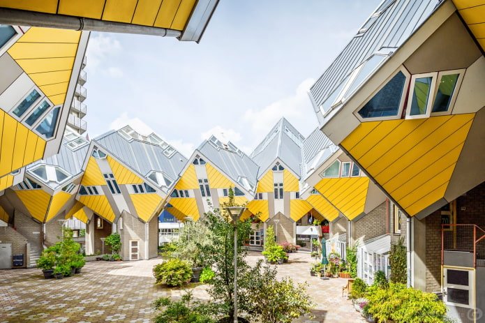 Complesso residenziale cubico a Rotterdam