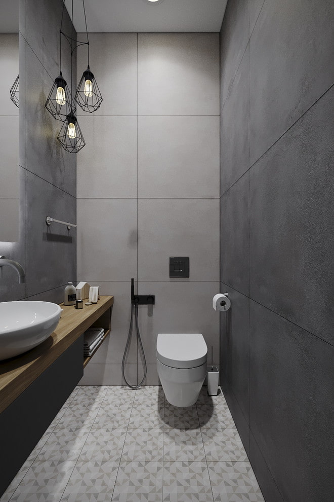 design del water nei toni del grigio