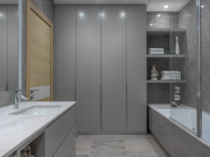 minimalismo in bagno