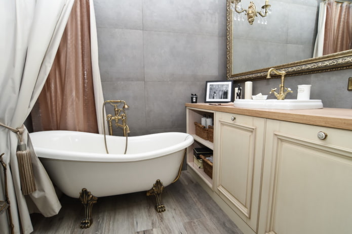 interno del bagno classico