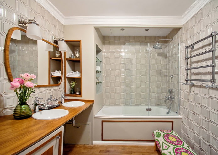 Bagno grigio-marrone