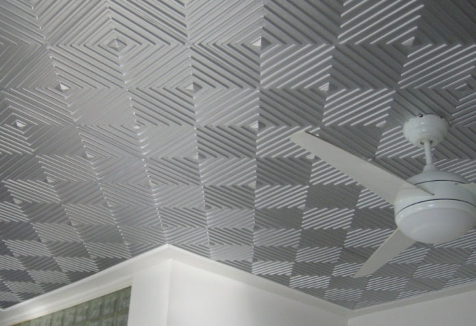 pannelli grigi per soffitto