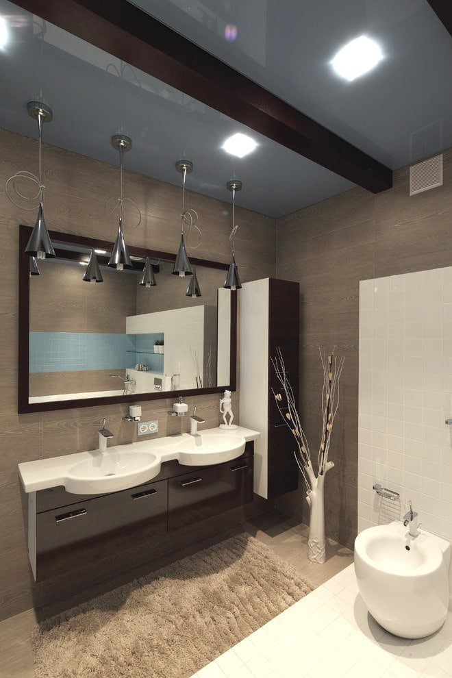 Soffitto grigio-blu