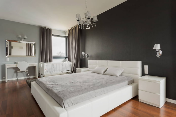rifiniture degli interni nei toni del grigio