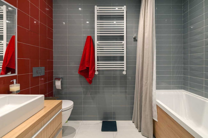 interno bagno grigio