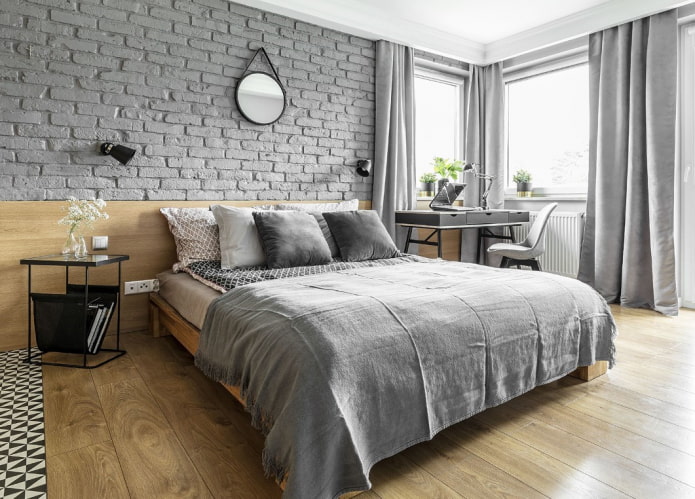 design degli interni nei toni del grigio