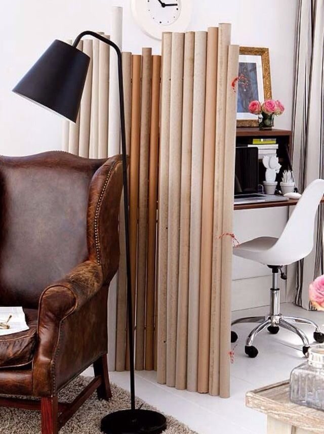 Paravento decorativo in cartone