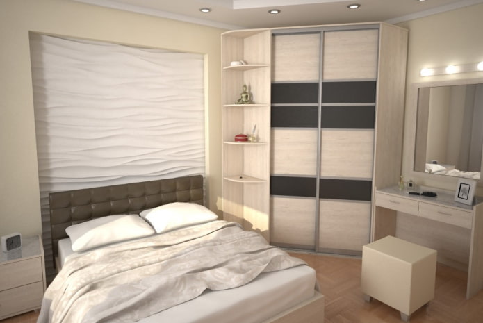 armadio nell'interno della camera da letto