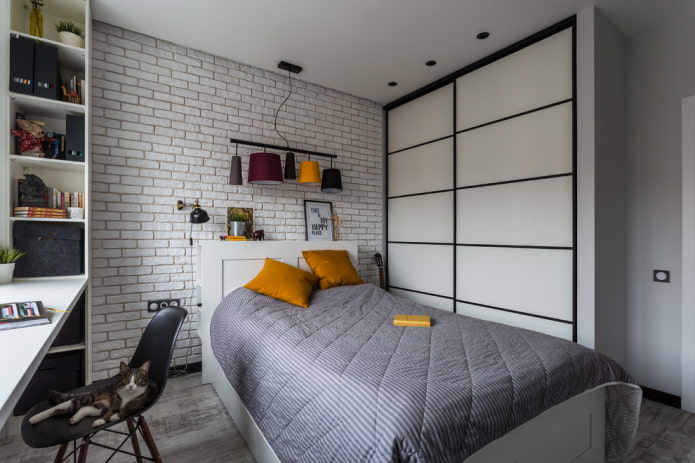 armadio nell'interno della camera da letto