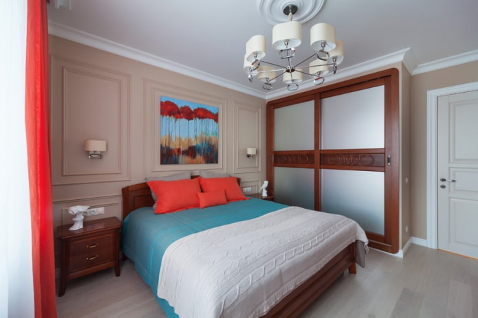 Armadio a muro nella camera da letto