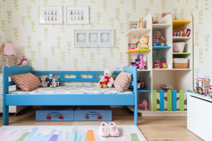 armadio all'interno della stanza dei bambini