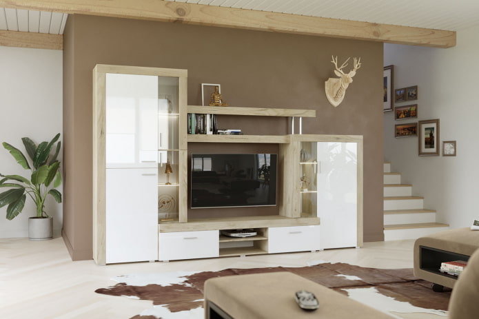 armadio all'interno dell'ingresso in stile moderno