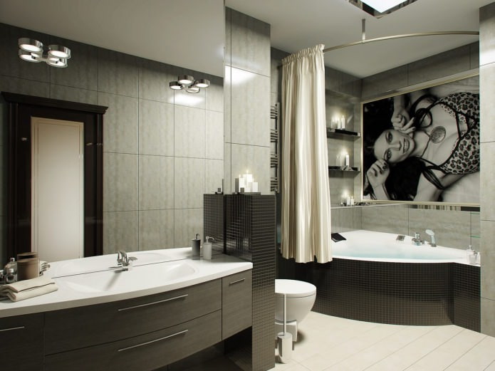 tenda per il bagno