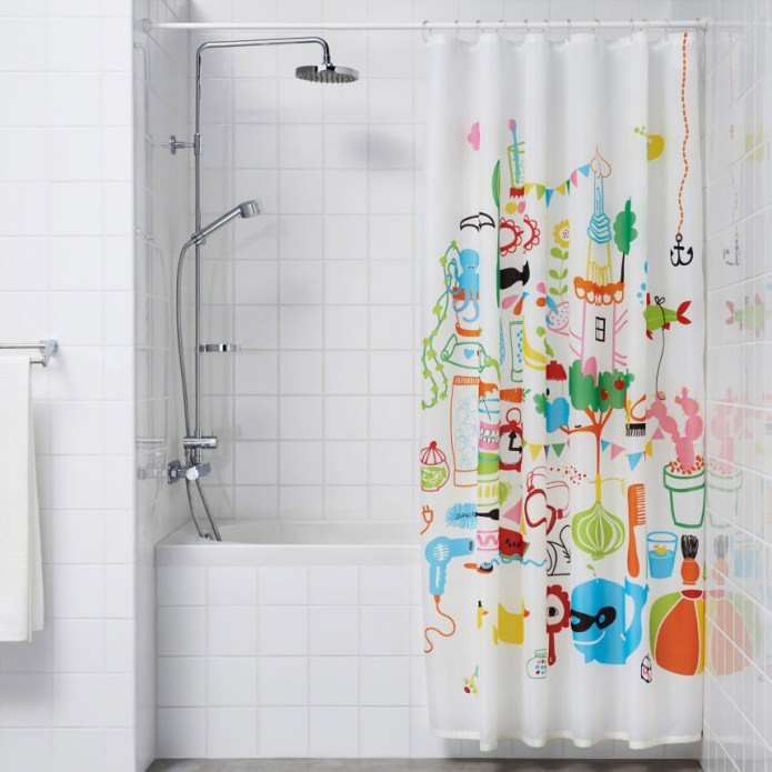 tenda per il bagno