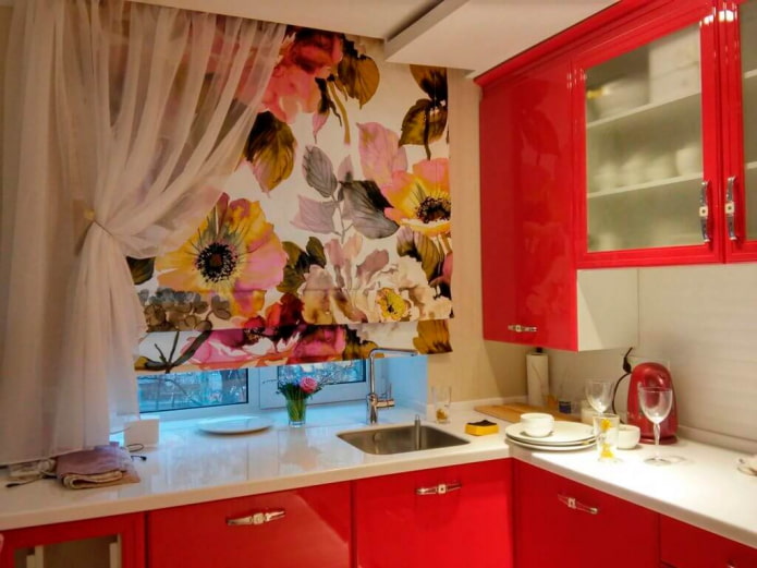 tende luminose per la cucina