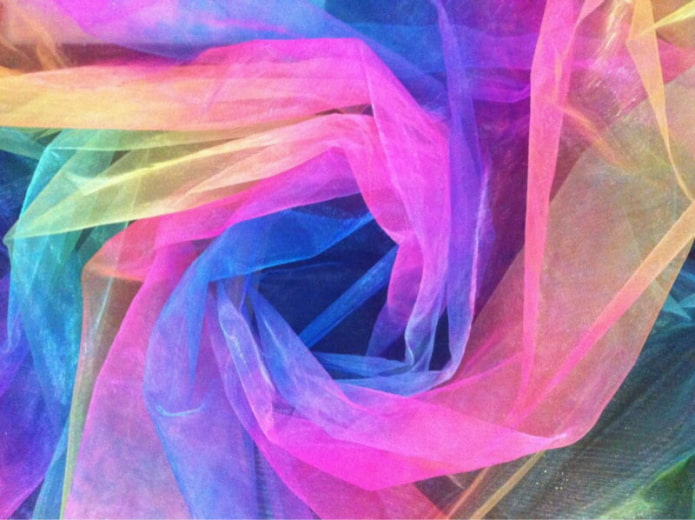 organza arcobaleno