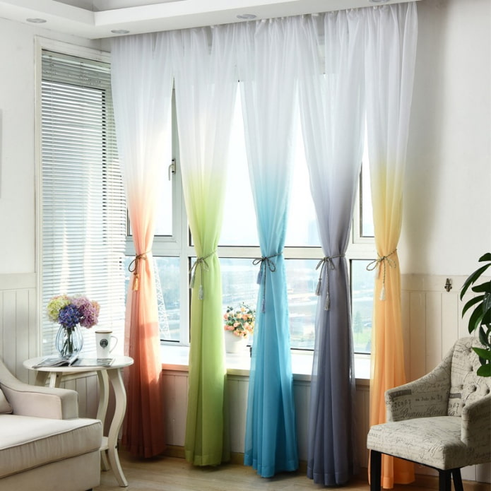 velo arcobaleno