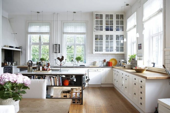 set da cucina bianco