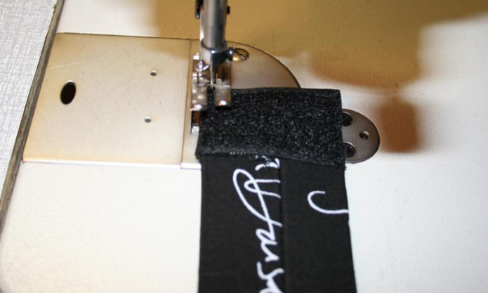 cucire il velcro