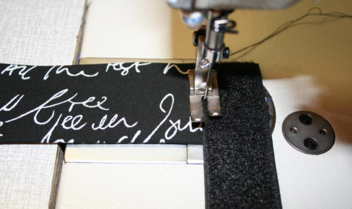 cucire il velcro