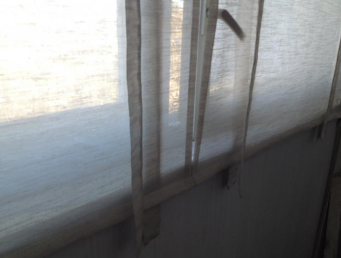 tenda con velcro