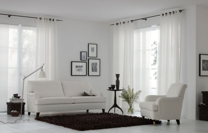tende con occhielli all'interno