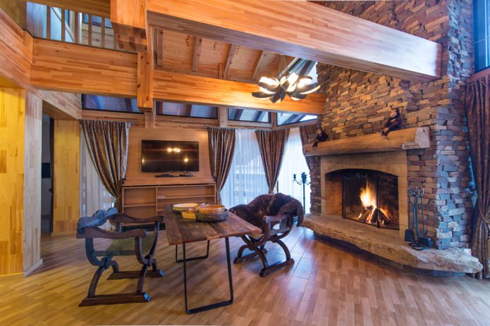 tende spesse nel design della casa