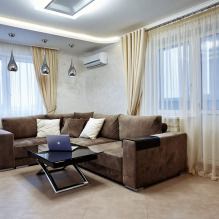 Tende per il soggiorno: 70 idee fotografiche eleganti per l'interno-18