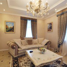 Tende per il soggiorno: 70 idee fotografiche eleganti per l'interior-1