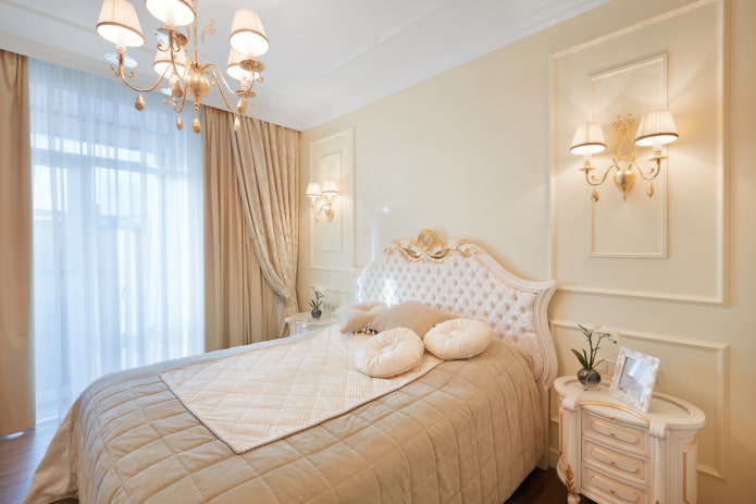 tende per una camera da letto in stile classico