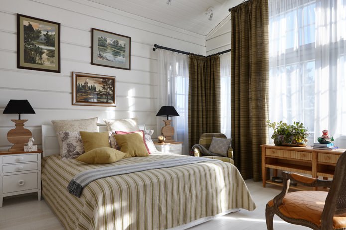 camera da letto in stile country