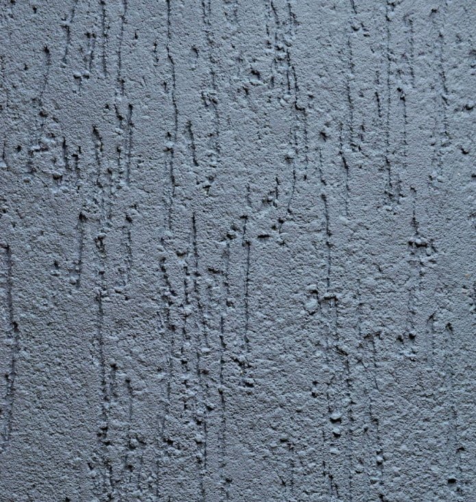 intonaco grigio scuro