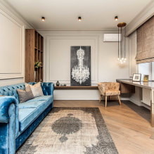 Come utilizzare un divano blu all'interno?-0
