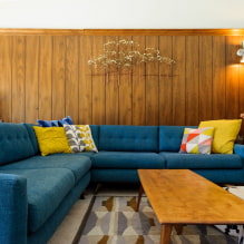 Come utilizzare un divano blu in un interno?-2