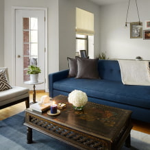Come utilizzare un divano blu in un interno?-3