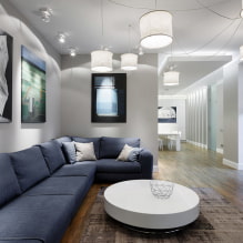 Come utilizzare un divano blu in un interno?-4