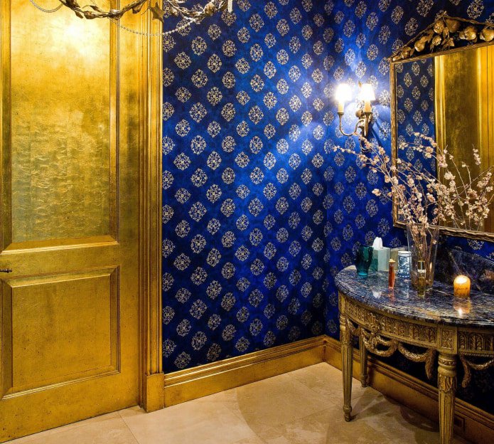 Blu-oro interno