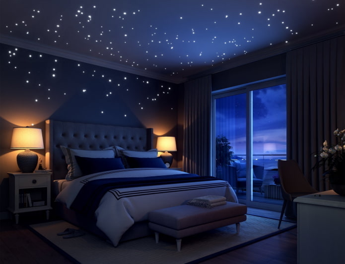 Camera da letto stellata