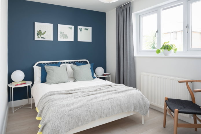 Camera da letto scandinava