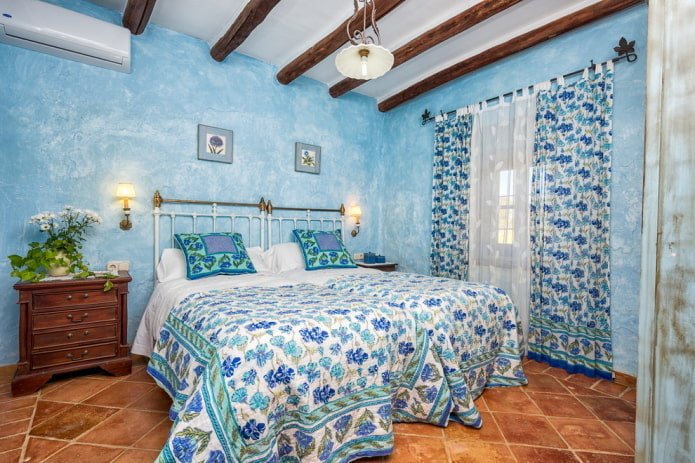 Camera da letto mediterranea