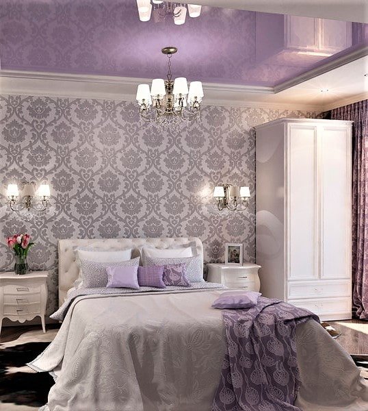 soffitto lavanda lucido