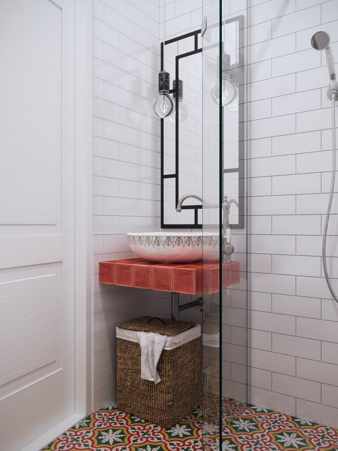 design del bagno con cabina doccia