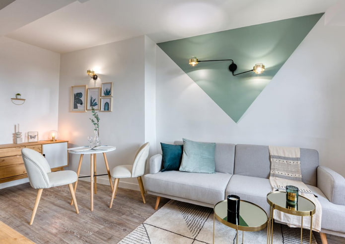 Soggiorno in stile scandinavo