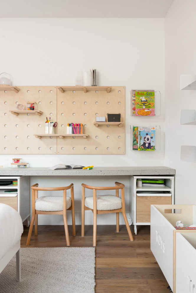 Cameretta per bambini in stile scandinavo