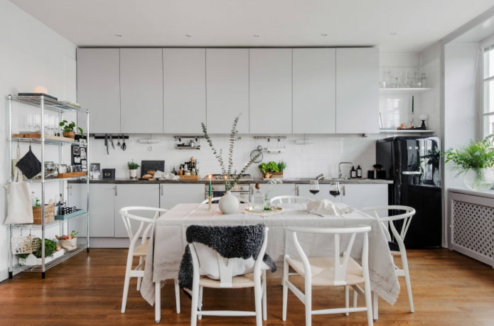 cucina scandinava leggera